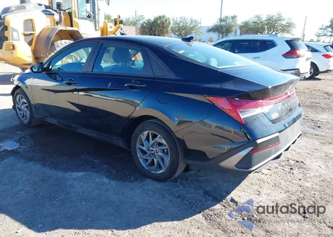 2024 Hyundai Elantra Hybrid Blue из США, поврежденный, VIN KMHLM4DJ4RU115181